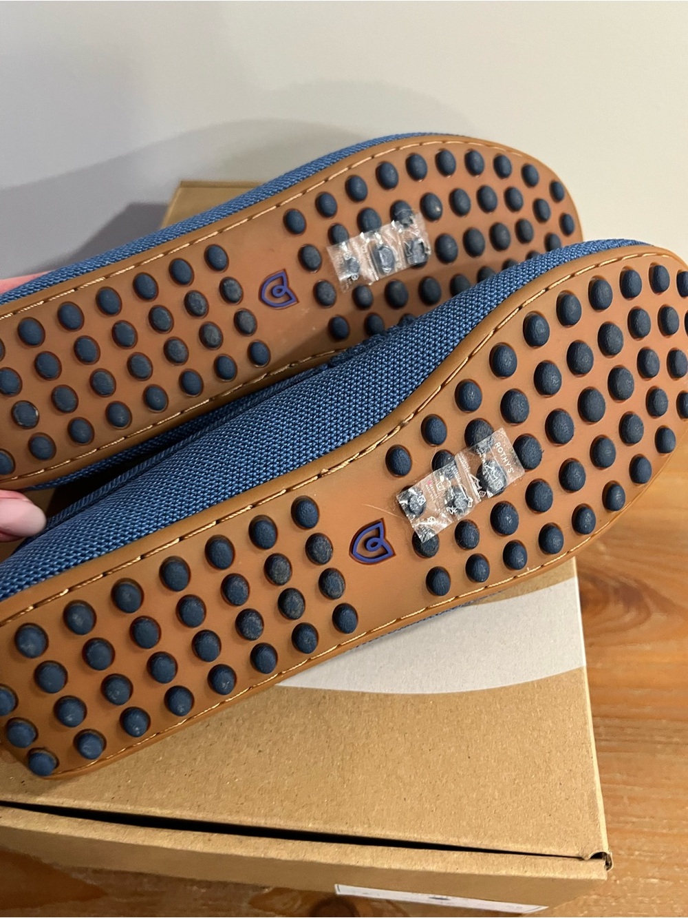 Worn once, like new Rothys blue drivers - Picture 6 of 8